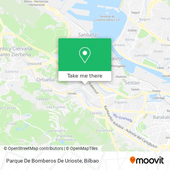 Parque De Bomberos De Urioste map
