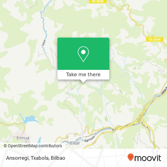 Ansorregi, Txabola map