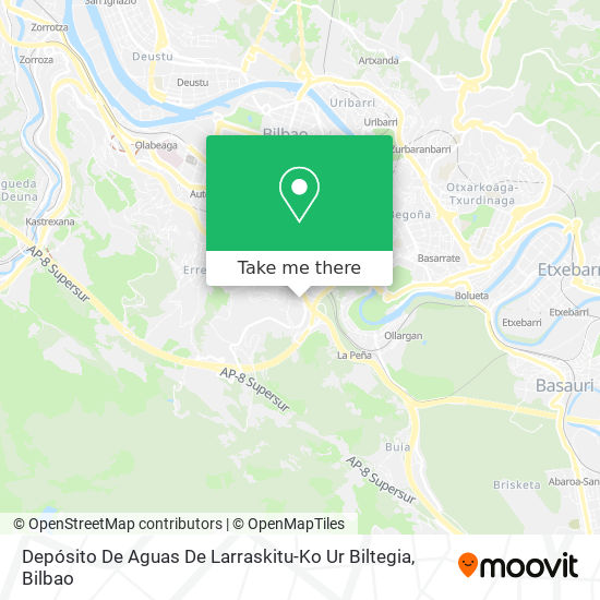 Depósito De Aguas De Larraskitu-Ko Ur Biltegia map