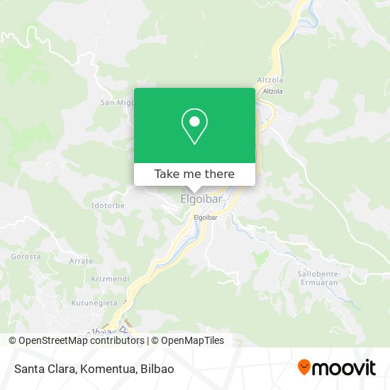 mapa Santa Clara, Komentua