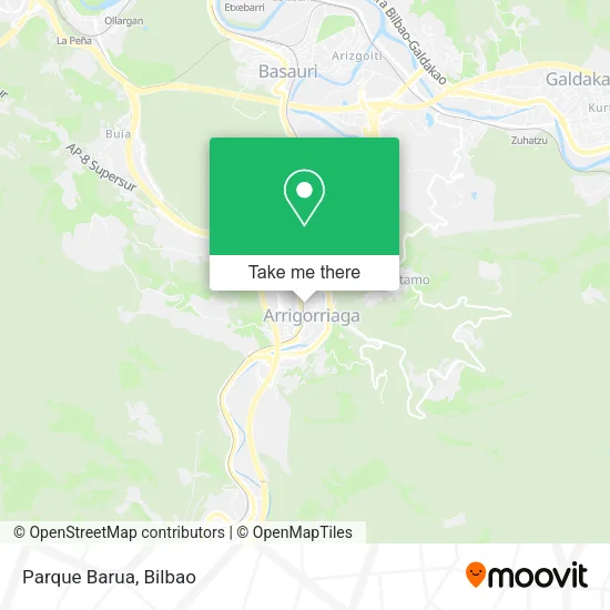 Parque Barua map