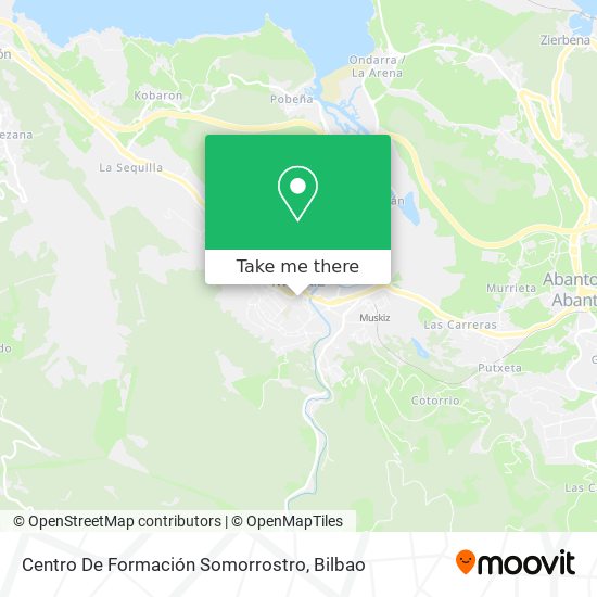 Centro De Formación Somorrostro map