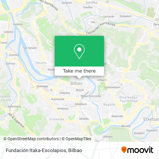 Fundación Itaka-Escolapios map