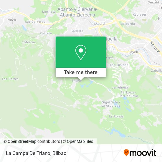 La Campa De Triano map