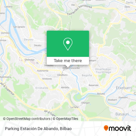 Parking Estación De Abando map