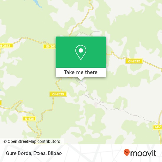 mapa Gure Borda, Etxea