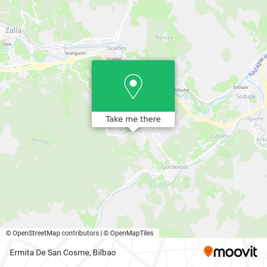 Ermita De San Cosme map