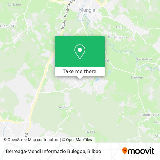 Berreaga-Mendi Informazio Bulegoa map