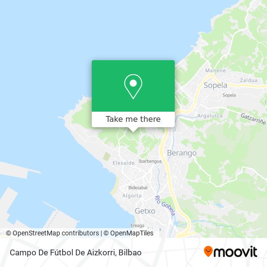 Campo De Fútbol De Aizkorri map