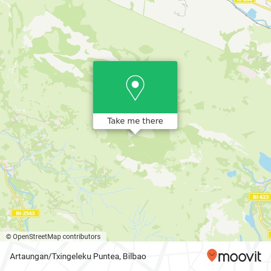 Txingeleku Puntea map