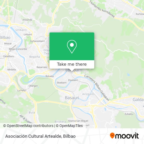 Asociación Cultural Artealde map