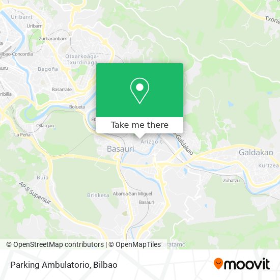Parking Ambulatorio map
