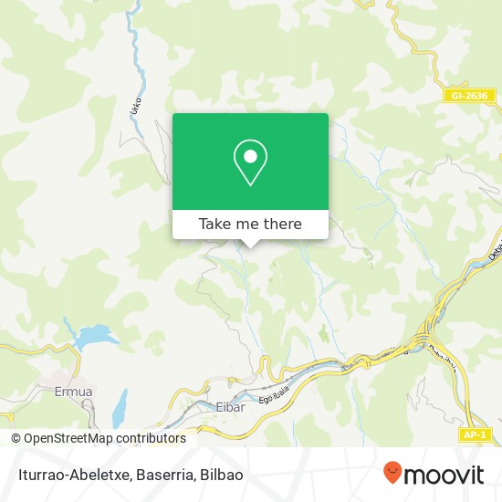 mapa Iturrao-Abeletxe, Baserria