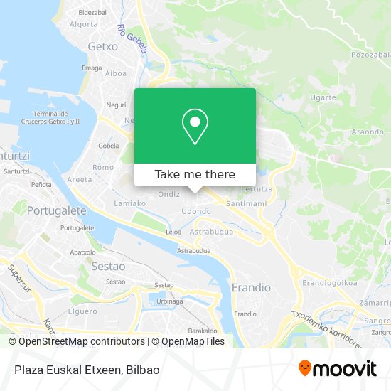 Plaza Euskal Etxeen map
