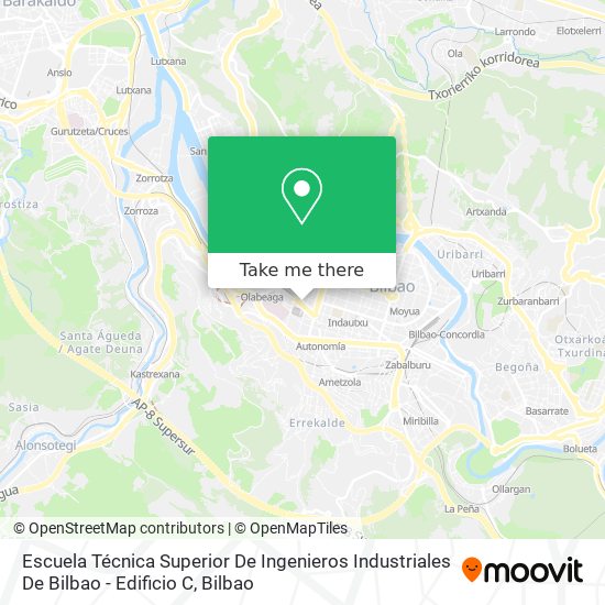 mapa Escuela Técnica Superior De Ingenieros Industriales De Bilbao - Edificio C