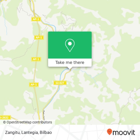 Zangitu, Lantegia map