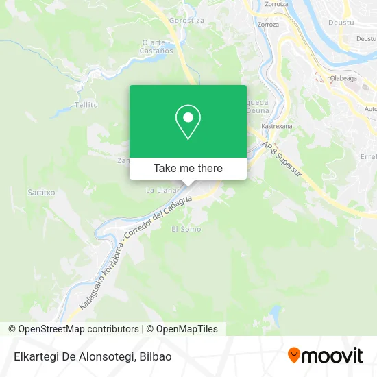 mapa Elkartegi De Alonsotegi