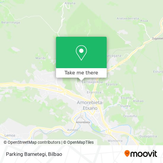 Parking Barnetegi map