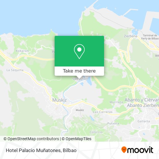 Hotel Palacio Muñatones map