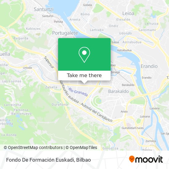 Fondo De Formación Euskadi map
