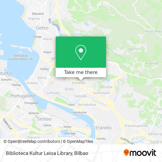 Biblioteca Kultur Leioa Library map