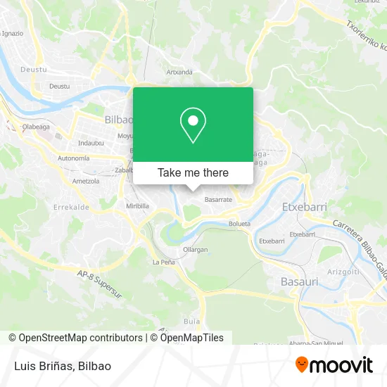 Luis Briñas map