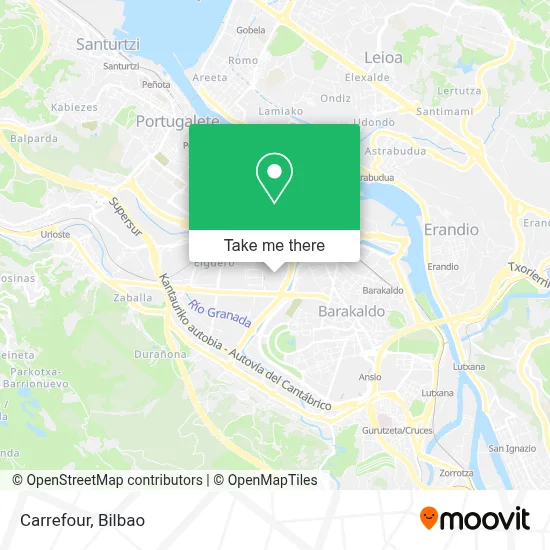 Carrefour map