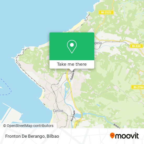 Fronton De Berango map