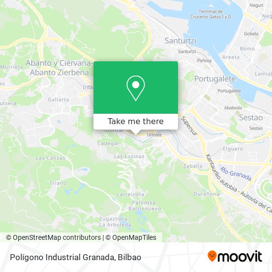 Polígono Industrial Granada map