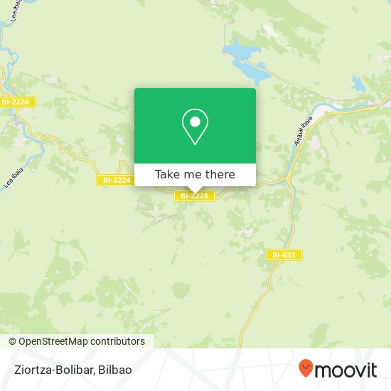 Ziortza-Bolibar map