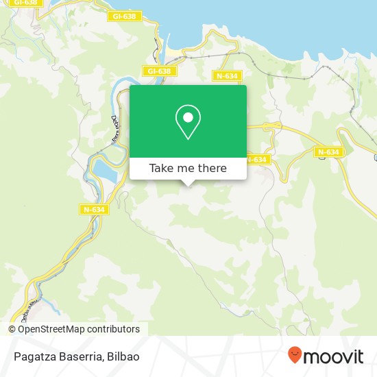 Pagatza Baserria map