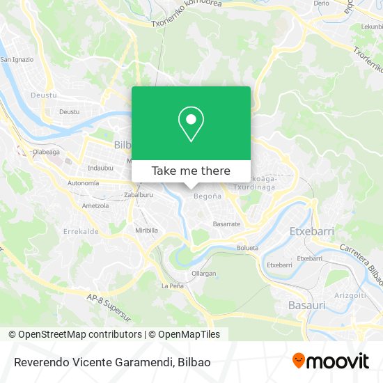 Reverendo Vicente Garamendi map