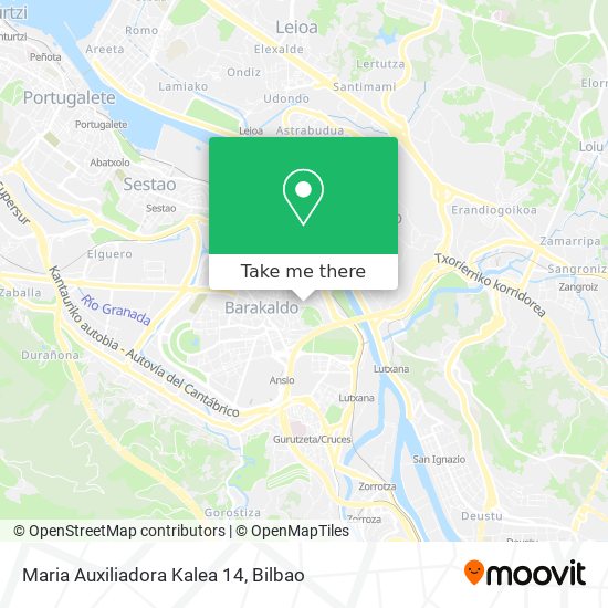 Maria Auxiliadora Kalea 14 map