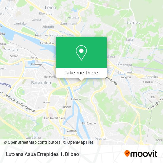 Lutxana Asua Errepidea 1 map