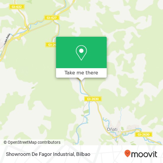 Showroom De Fagor Industrial map