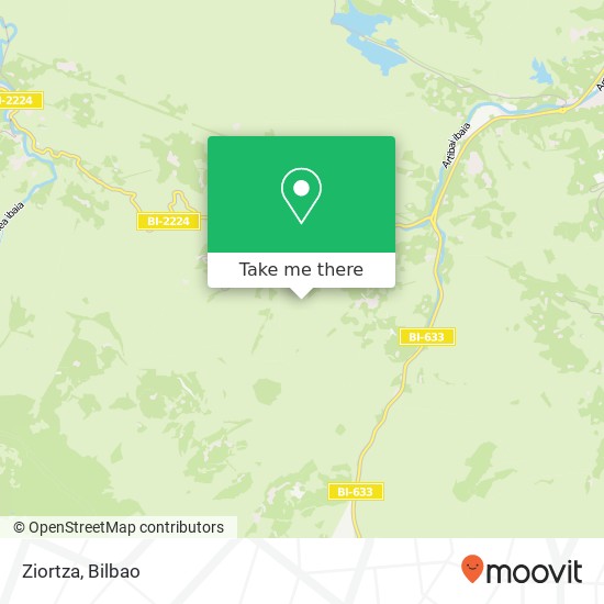 Ziortza map