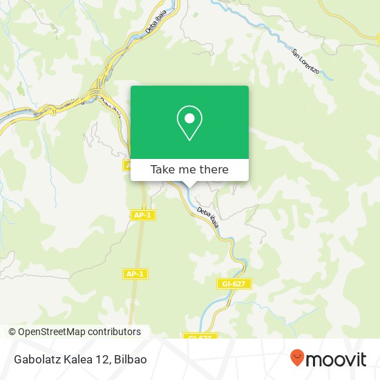 Gabolatz Kalea 12 map