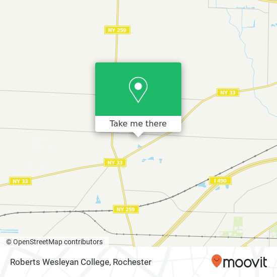 Roberts Wesleyan College Map How To Get To Roberts Wesleyan College In Rochester By Bus?