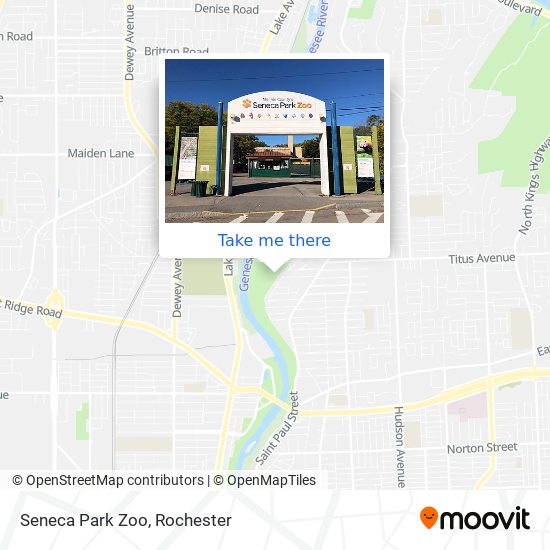 Directions To Seneca Park Zoo How To Get To Seneca Park Zoo In Rochester By Bus?