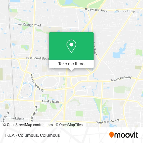 IKEA - Columbus map