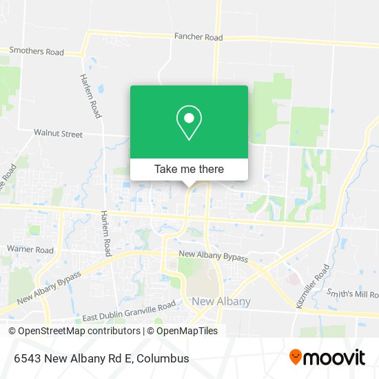 Mapa de 6543 New Albany Rd E