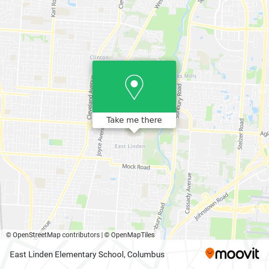 East Linden Elementary School map