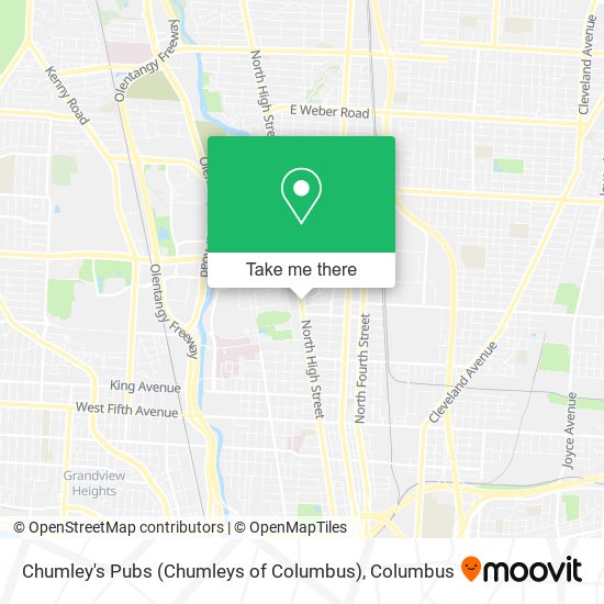 Chumley's Pubs (Chumleys of Columbus) map