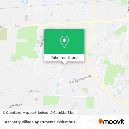 Ashberry Village Apartments map