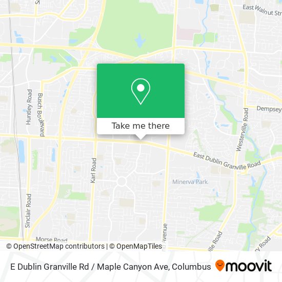 Mapa de E Dublin Granville Rd / Maple Canyon Ave