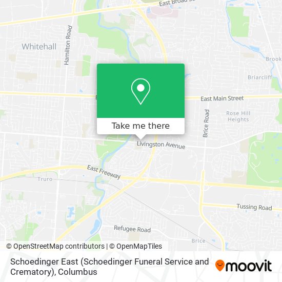 Schoedinger East (Schoedinger Funeral Service and Crematory) map