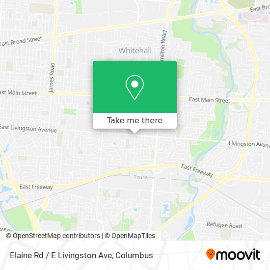 Mapa de Elaine Rd / E Livingston Ave
