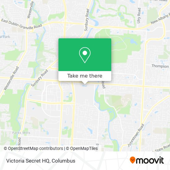 Victoria Secret HQ map