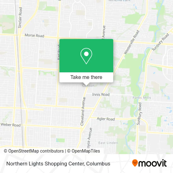 Northern Lights Shopping Center map