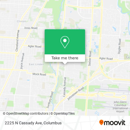 2225 N Cassady Ave map